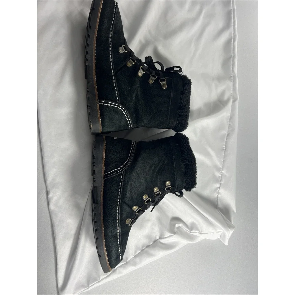 New Women's Lamo Taylor Black Lace-up Winter/Hiking Boots size 7